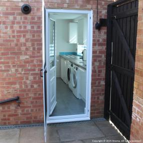 Hinged Fly Screen for Single Doors - Commercial (Made-to-Measure)